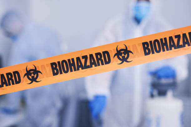 Professional Blood Cleanup technician working in Rosalie, NE